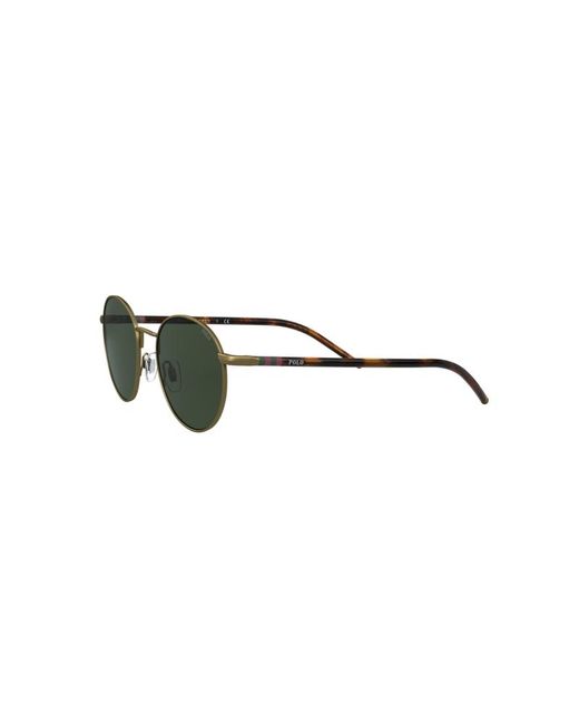 Polo Ralph Lauren Green Ph3133 932471 Sunglasses Metal Pantos Normal for men