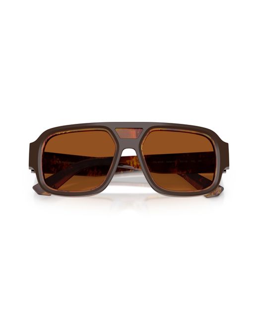 Dolce & Gabbana Black Dg4516 345673 Sunglasses Acetate Squared Normal for men
