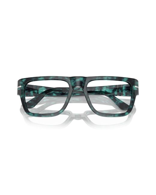 Persol Black Po3348V 1211 Optical Frames Acetate Transparent Squared Normal