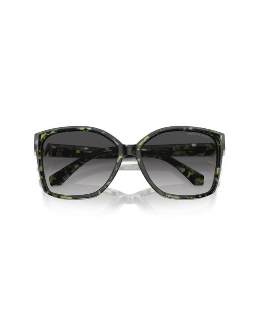 Michael Kors Black Mk2201 Malia 39538G Sunglasses Acetate Squared Normal Shaded