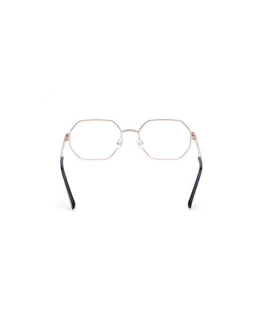 MAX&Co. Black Mo5163 028 Optical Frames Metal Geometric Normal