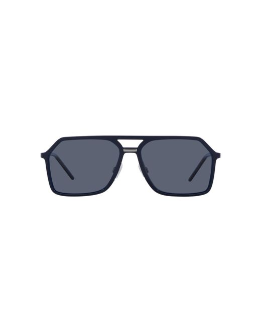 Dolce & Gabbana Black Dg6196 32942V Sunglasses Injected Pilot Polarized for men