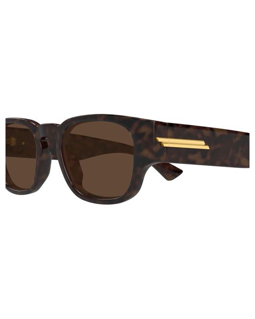 Bottega Veneta Black Bv1460S 002 Sunglasses Acetate Round for men