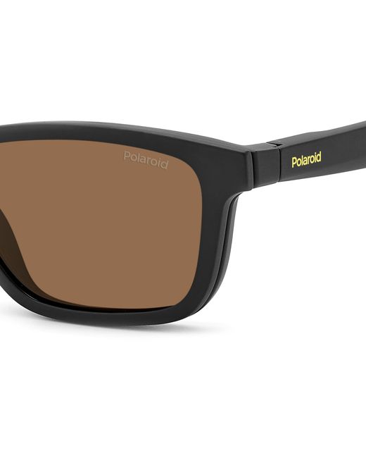 Polaroid Black Pld 2147/Cs 003/He Optical Frames Plastic Squared Polarized