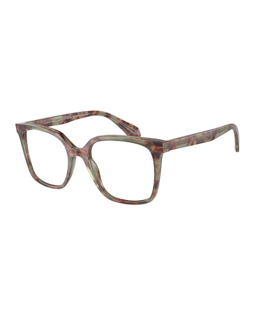 Giorgio Armani Black Ar7217 5977 Optical Frames Acetate Transparent Squared Normal