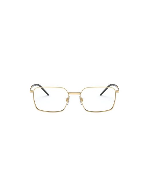 Dolce & Gabbana Black Dg1328 02 Optical Frames Metal Squared for men