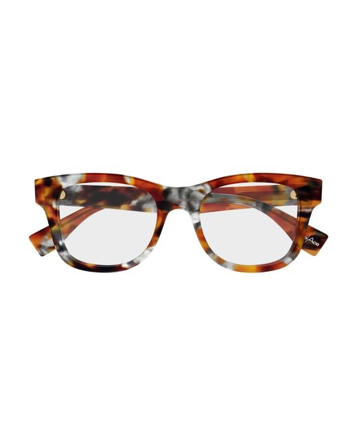 Gucci Black Gg2010O 001 Optical Frames Acetate Transparent Squared for men