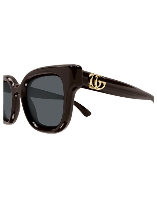 Gucci Black Gg1828S 004 Sunglasses Injected Round