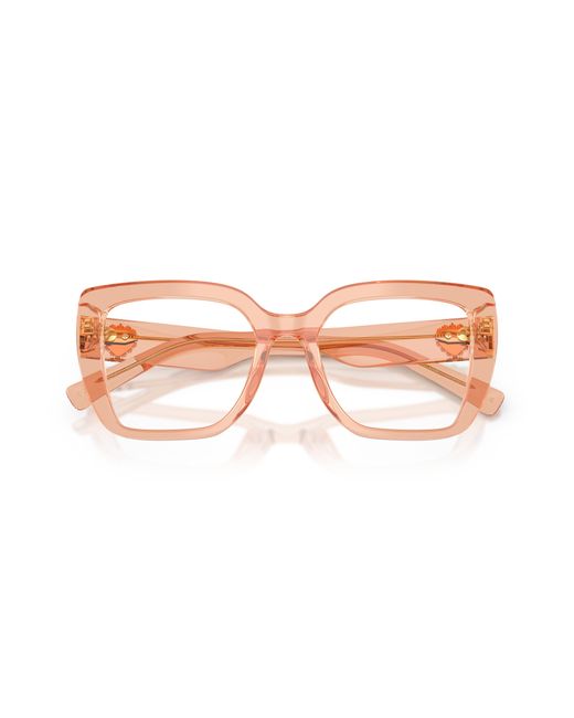 Dolce & Gabbana Black Dg3441 3226 Optical Frames Acetate Transparent Squared Normal