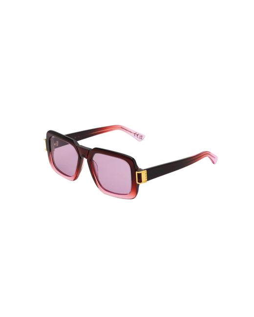 Marni Black Lcs Zamalek Faded Burgundy Sunglasses Acetate Squared Normal