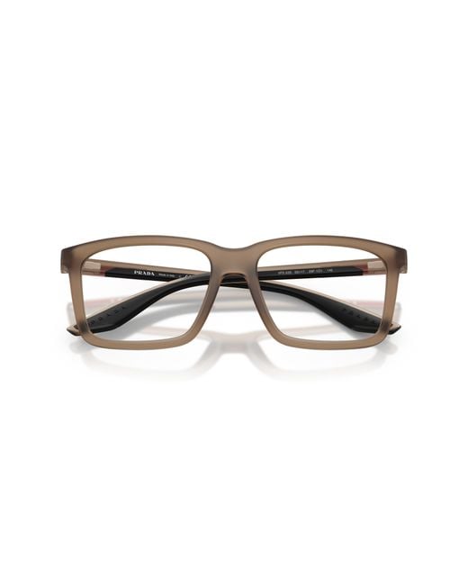 Prada Linea Rossa Black Ps 03Sv 29F1O1 Optical Frames Injected Squared Normal for men