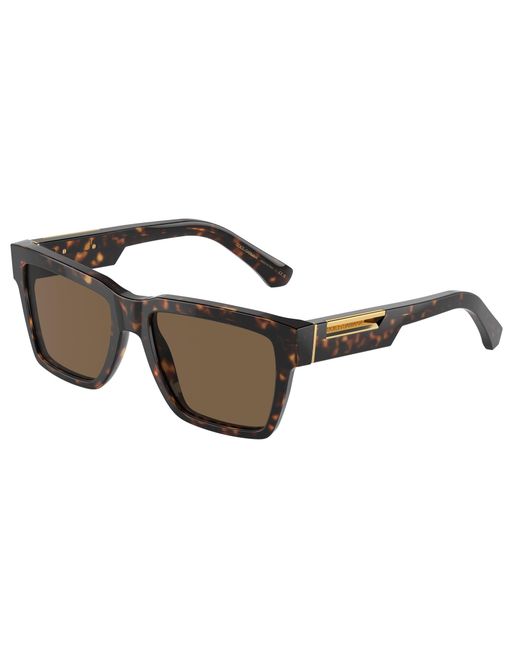Dolce & Gabbana Black Dg4465 502/73 Sunglasses Acetate Pilot Normal for men