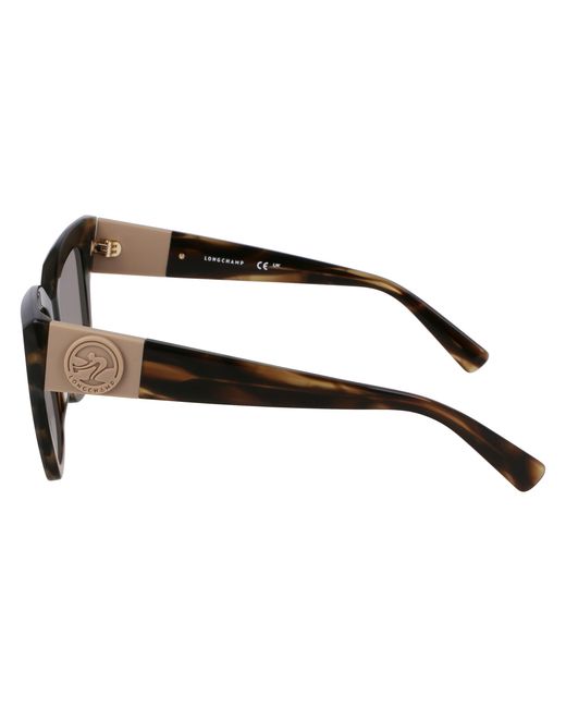 Longchamp Black Lo762S 308 Sunglasses Acetate Squared Normal