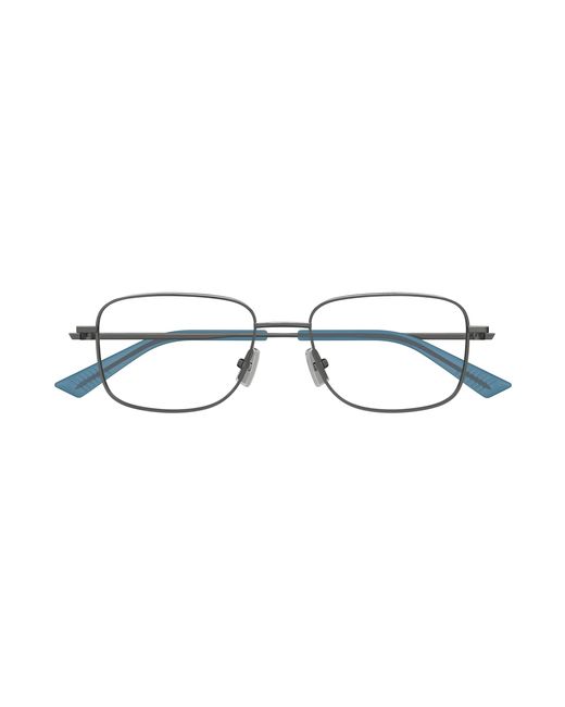 Bottega Veneta Black Bv1333O 009 Optical Frames Metal Transparent Squared for men