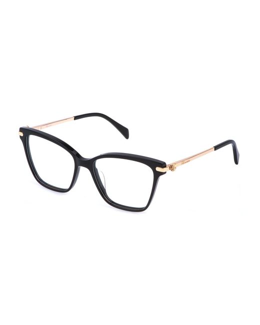 Blumarine Black Vbm878 700 Optical Frames Acetate Squared
