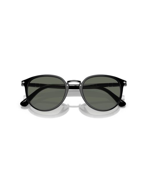 Persol Black Po3210S 95/31 Sunglasses Acetate Round Normal for men