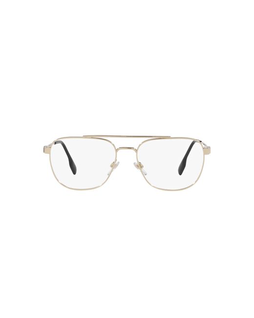 Burberry Black Be1377 Michael 1109 Optical Frames Metal Transparent Squared Normal for men