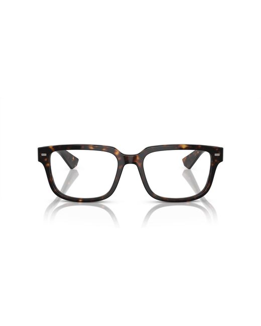 Dolce & Gabbana Black Dg3380 502 Optical Frames Acetate Transparent Squared Normal for men