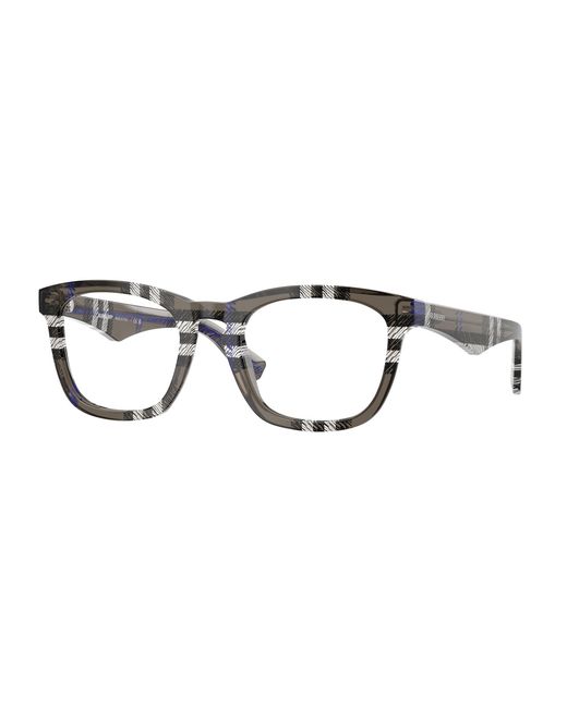 Burberry Black Be2417 4147 Optical Frames Acetate Squared Normal for men
