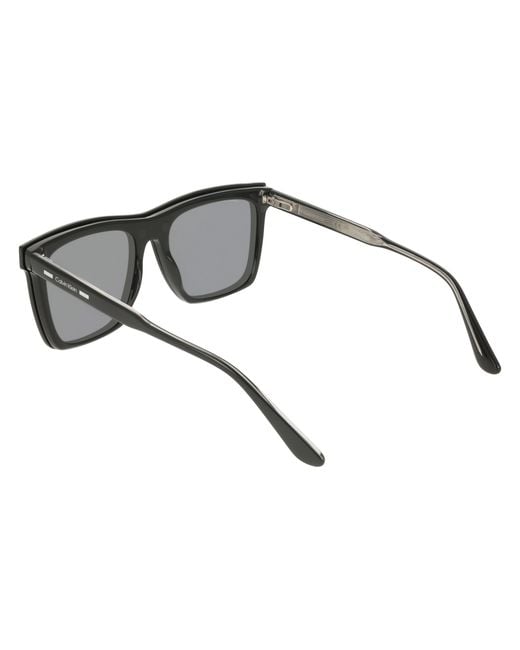 Calvin Klein Black Ck25530Mag-Set 001 Optical Frames Acetate Squared Normal for men