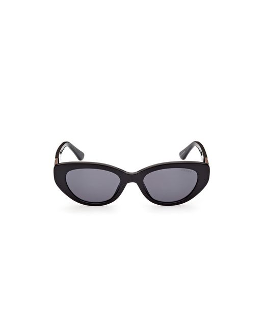 Guess Black Gu7849 01A Sunglasses Injected Round Normal