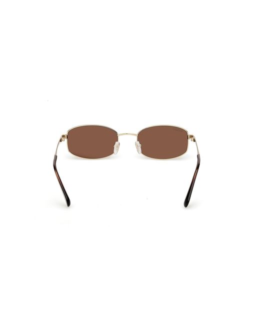 MAX&Co. Black Mo0135 32E Sunglasses Metal Round Normal