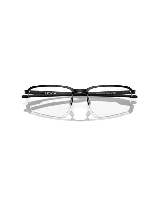 Oakley Black Ox3233 Cathode 323301 Optical Frames Metal Squared Normal for men