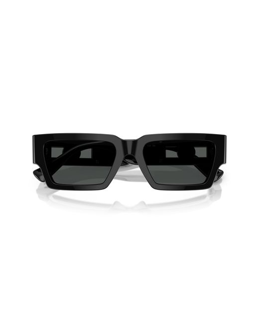 Versace Black Ve4459 536087 Sunglasses Acetate Squared Normal for men
