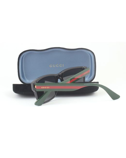 Gucci Black Gg0340S 006 Sunglasses Plastic Squared Normal for men