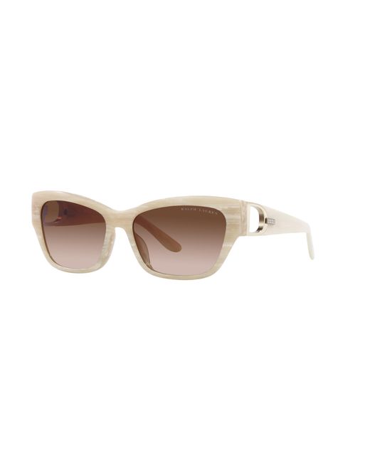 Ralph Lauren Black Rl8206U The Audrey 608413 Sunglasses Acetate Butterfly Normal Nuanced
