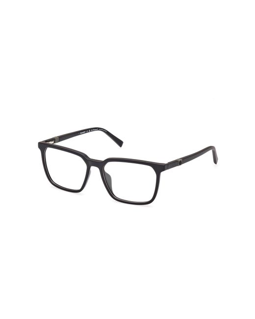 Timberland Black Tb1740 052 Optical Frames Injected Squared Normal for men