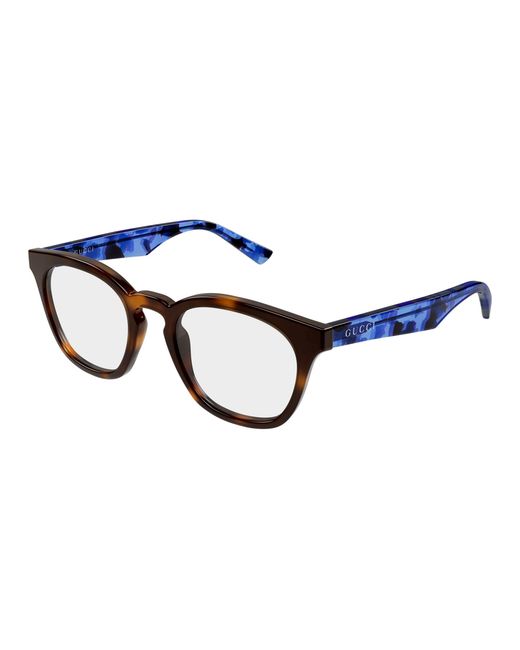 Gucci Black Gg2185O 003 Optical Frames Acetate Transparent Round for men