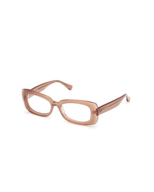 Max Mara Black Mm5233 045 Optical Frames Acetate Squared Normal