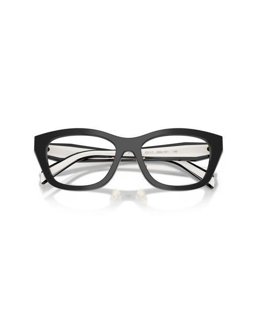 Prada Black Pr D11Vd 20G1O1 Optical Frames Acetate Transparent Geometric Normal