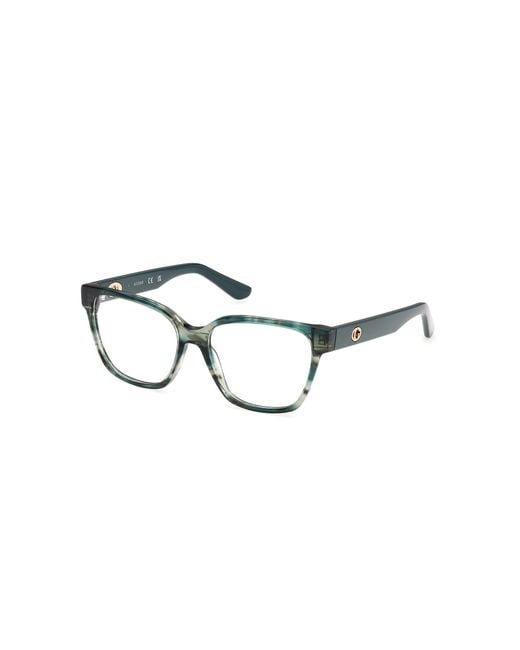 Guess Black Gu50381 98 Optical Frames Acetate Squared Normal