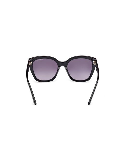 Guess Black Gm00021 01B Sunglasses Acetate Smoke Squared Normal