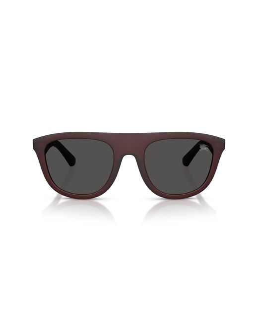 Burberry Black Be4459U 417187 Sunglasses Injected Squared Normal for men