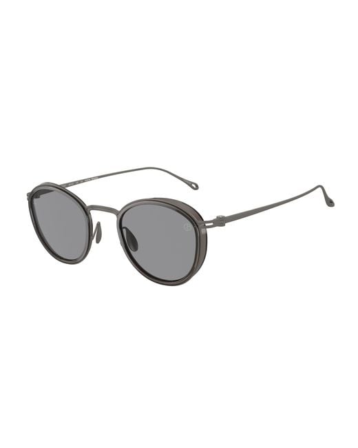 Giorgio Armani Black Ar6148T 328087 Sunglasses Titanium Pantos Normal for men