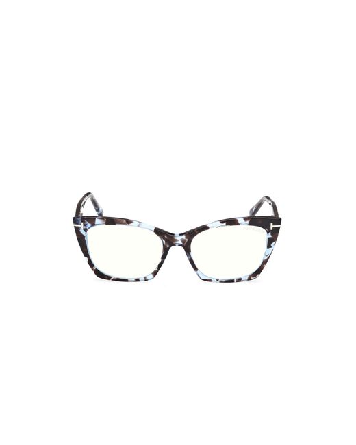 Tom Ford Black Ft5709-B 56A Optical Frames Acetate Cat Eye Normal
