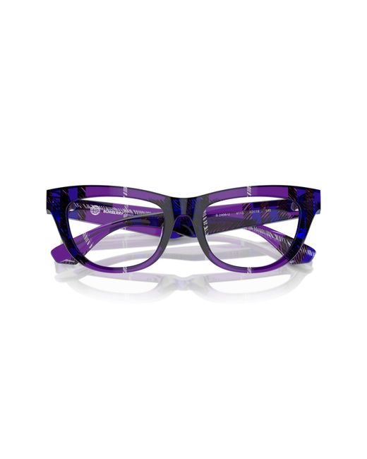 Burberry Black Be2406U 4113 Optical Frames Acetate Transparent Squared Normal