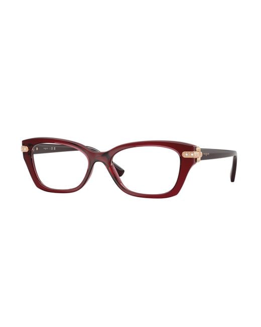 Vogue Eyewear Black Vo5704B 3286 Optical Frames Nylon Transparent Cat Eye Normal