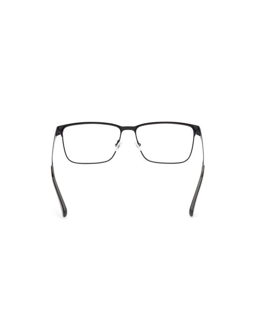 Timberland Black Tb50089 007 Optical Frames Metal Squared Normal for men