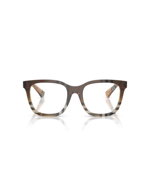 Burberry Black Be2455 4202 Optical Frames Acetate Transparent Squared Normal