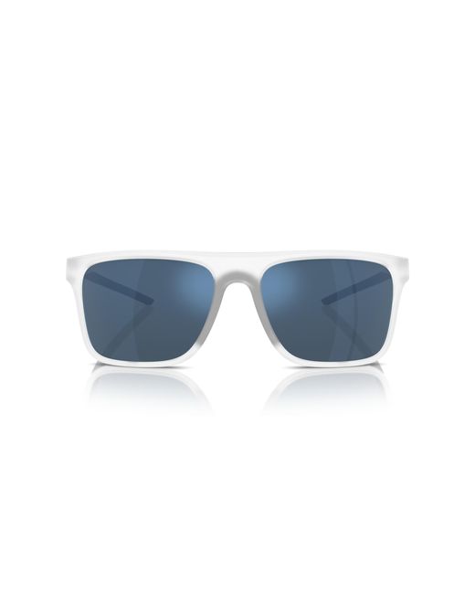 FERRARI SCUDERIA Black Fz6006 505/55 Sunglasses Injected Squared Normal Mirror for men