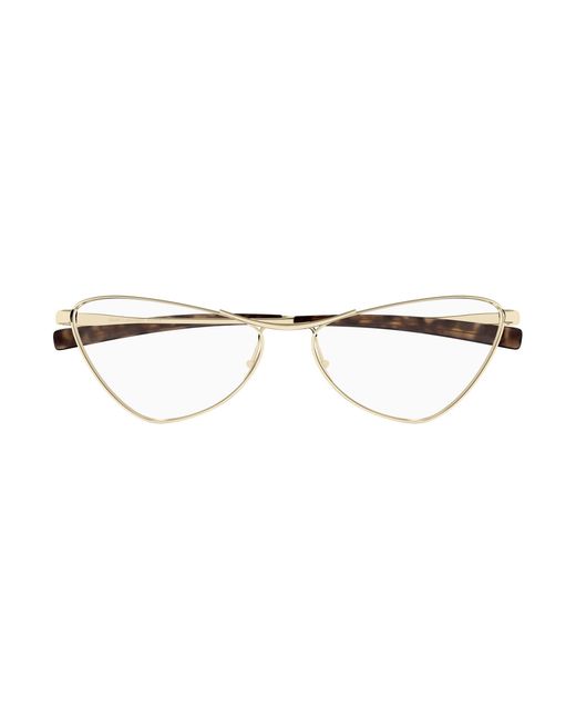Saint Laurent Black Sl 830 Opt 002 Optical Frames Metal Transparent Cat Eye