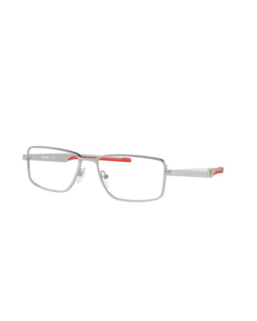 FERRARI SCUDERIA Black Fz7004 103 Optical Frames Metal Squared Normal for men
