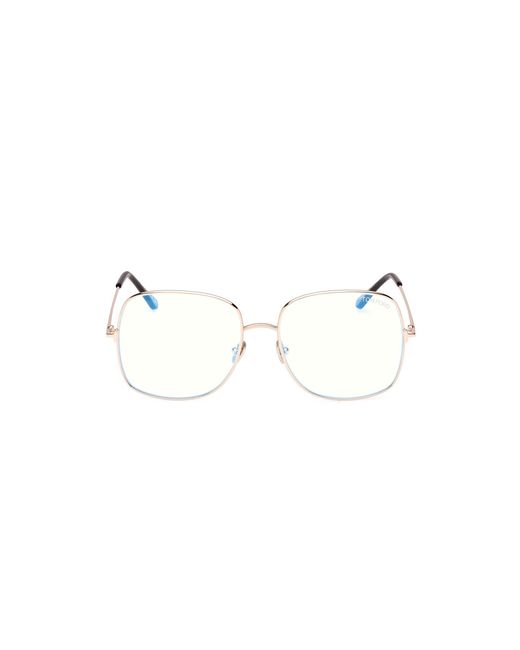 Tom Ford Black Ft6048-B 028 Optical Frames Metal Squared Normal