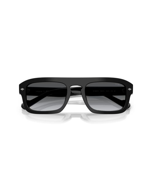 Vogue Eyewear Black Vo5620S W44/T3 Sunglasses Acetate Geometric Polarized Shaded for men