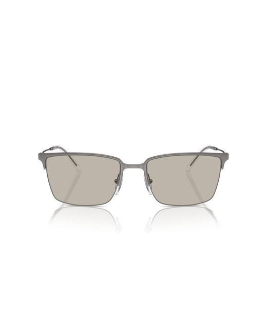 Emporio Armani Black Ea2155 3003/3 Sunglasses Metal Squared Normal for men