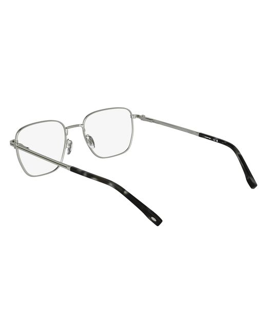 Lacoste Black L2311 040 Optical Frames Metal Squared Normal for men